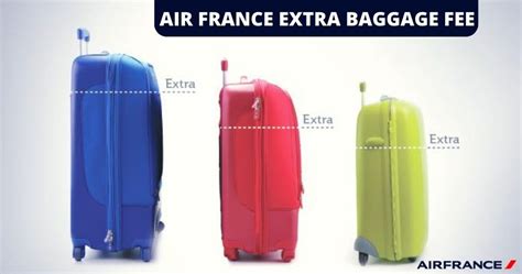 air france oversized baggage cost|air france extra baggage fees.